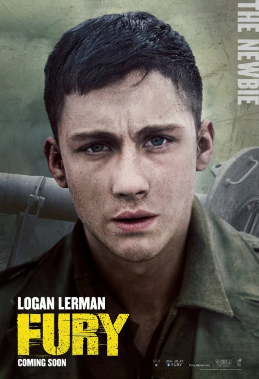 Logan Lerman in Fury