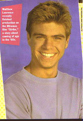 General photo of Matthew Lawrence