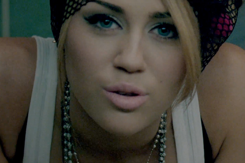 Miley Cyrus in Music Video: Who Owns My Heart 
