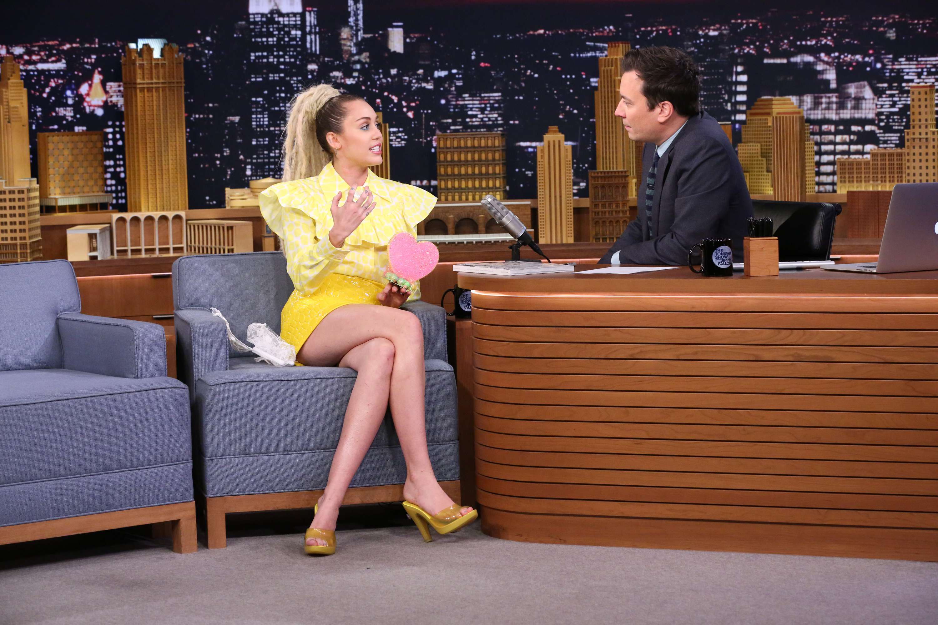 Miley Cyrus in The Tonight Show Starring Jimmy Fallon
