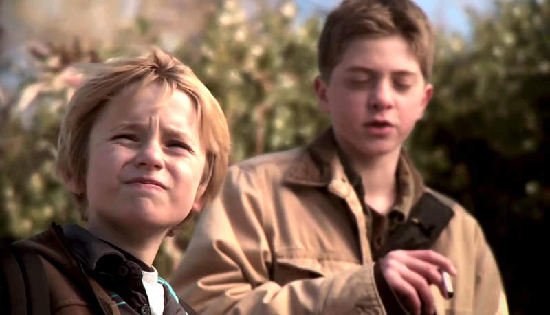 Nathan Gamble in Displaced