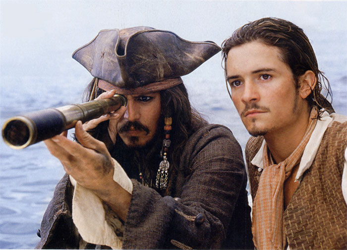 Orlando Bloom in Pirates of the Caribbean: The Curse of the Black Pearl