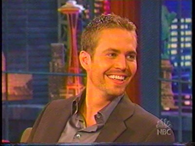 Paul Walker in The Tonight Show with Jay Leno