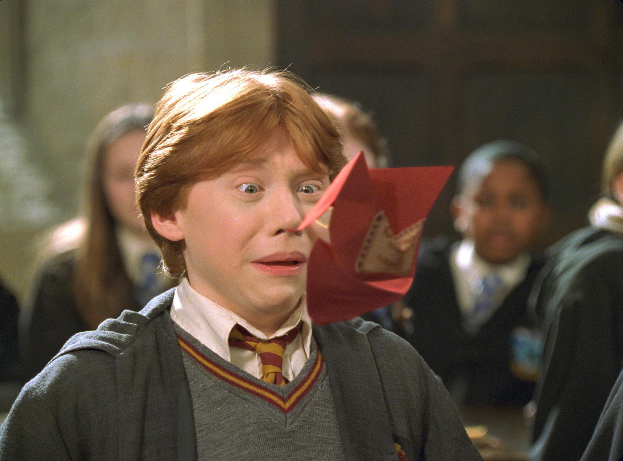 Rupert Grint in Harry Potter and the Chamber of Secrets