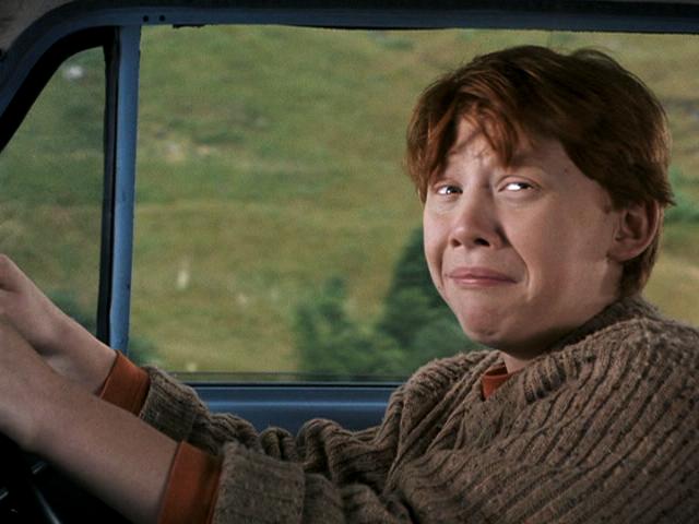 Rupert Grint in Harry Potter and the Chamber of Secrets
