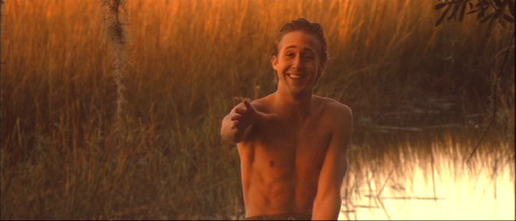 Ryan Gosling in The Notebook. 