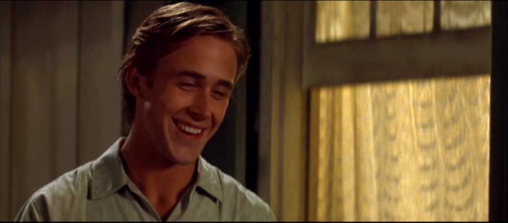 Ryan Gosling in The Notebook