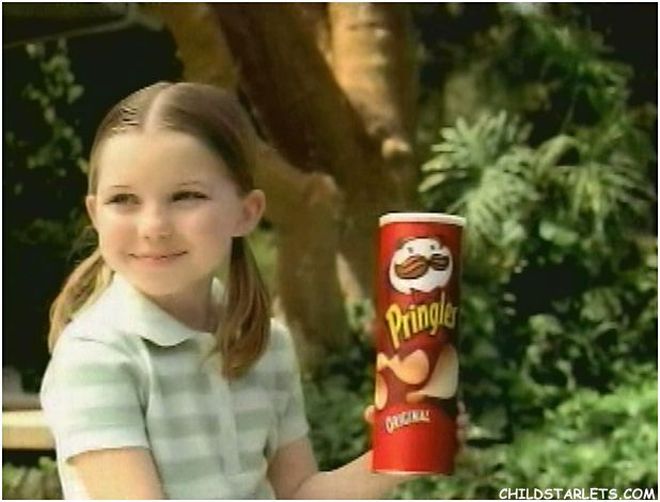 Sammi Hanratty in Pringles Commercial