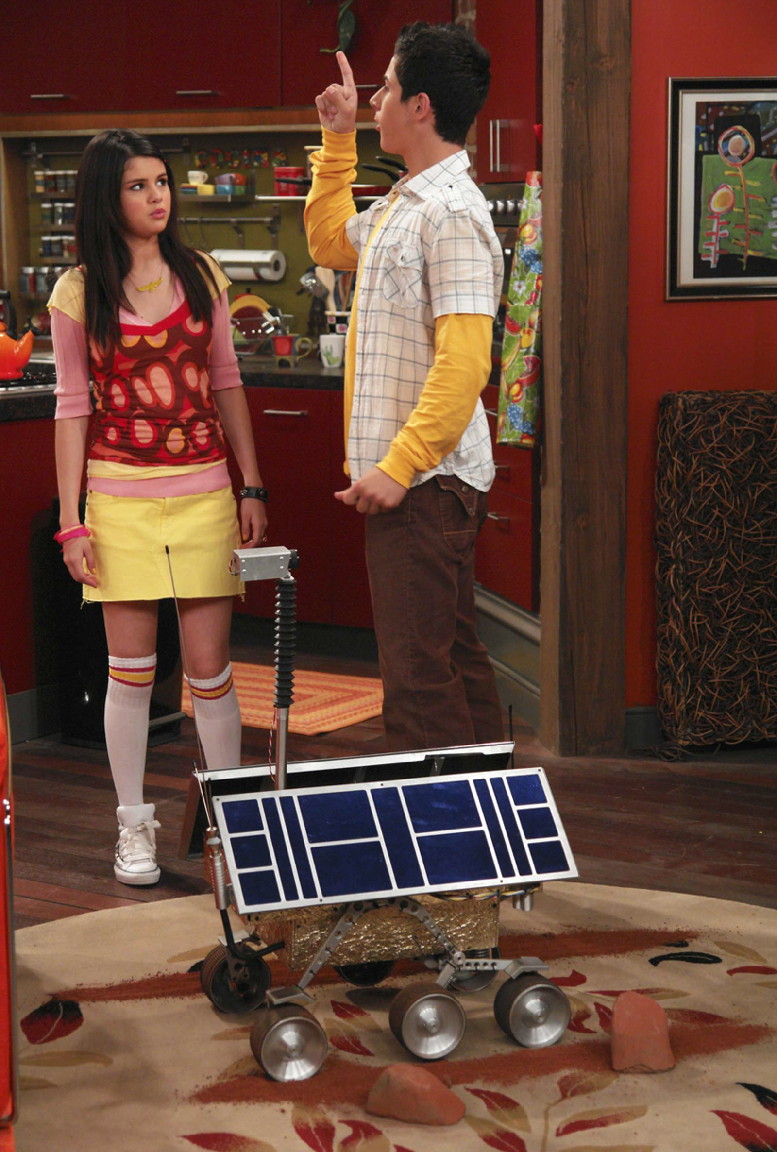 Selena Gomez has this one “Wizards of Waverly Place” prop framed