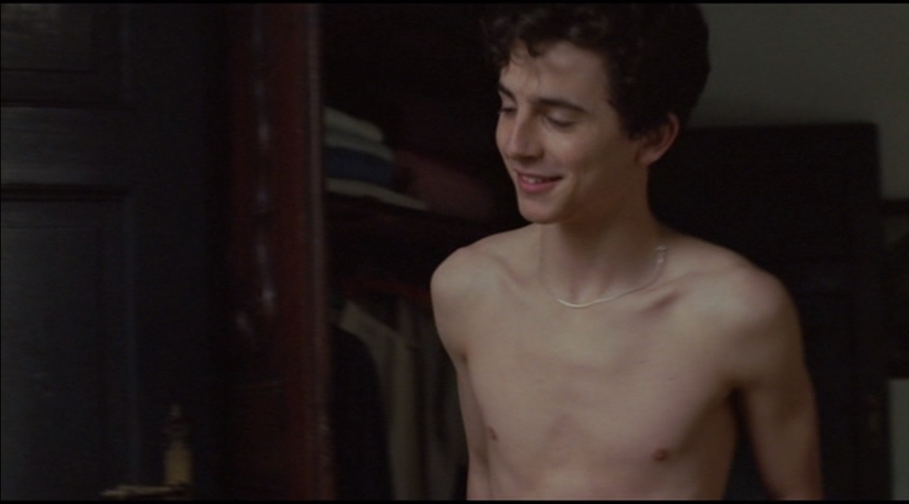 Timothee Chalamet in Call Me By Your Name