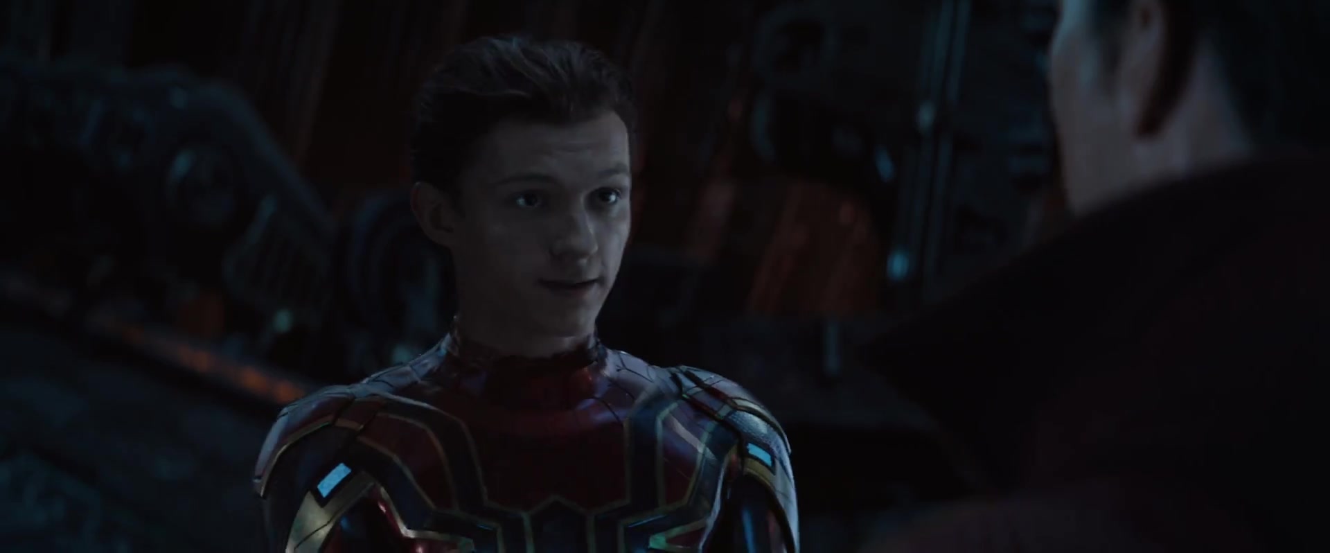 Tom Holland in Avengers: Infinity War