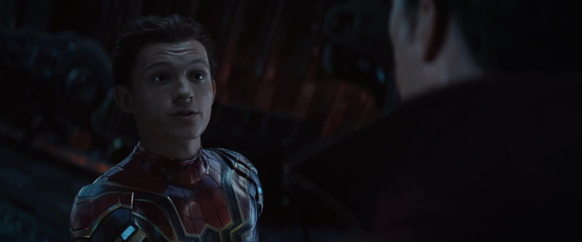Tom Holland in Avengers: Infinity War