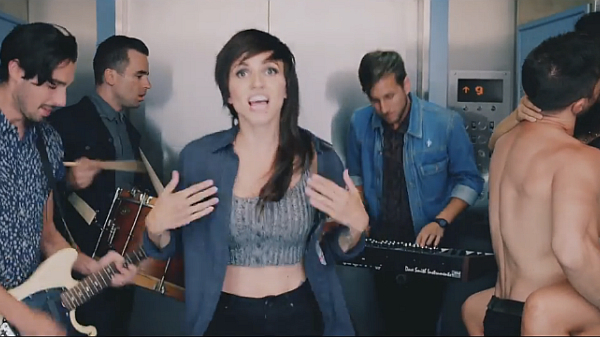 Valerie Poxleitner in Music Video: Up We Go