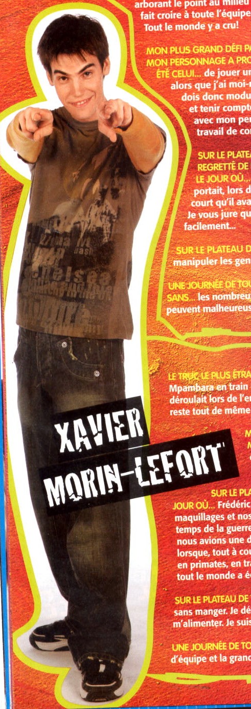 General photo of Xavier Morin-Lefort