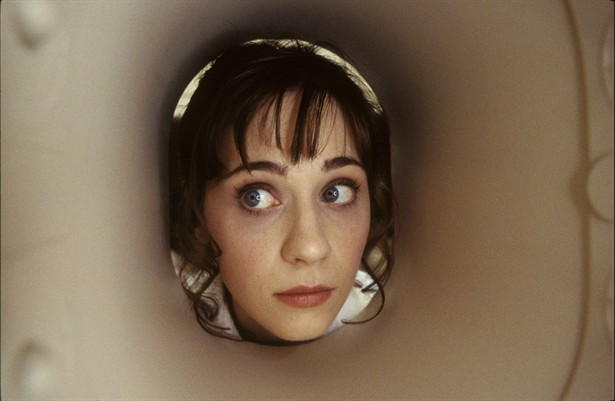Zooey Deschanel in The Hitchhiker's Guide to the Galaxy