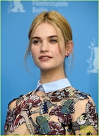 Lily James : lily-james-1435508093.jpg